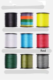 Hook Drop Spinning Wheel Fishing Line (Option: Red-7.0)