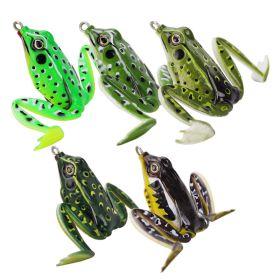 Weihe Lei Frog Lure Bait Fishing Tackle (Option: 5 Boxes-Lei Frog With Flippers)