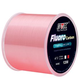 Nylon Thread Multicolor Fishing Line 120 M (Option: Pink-Number1)